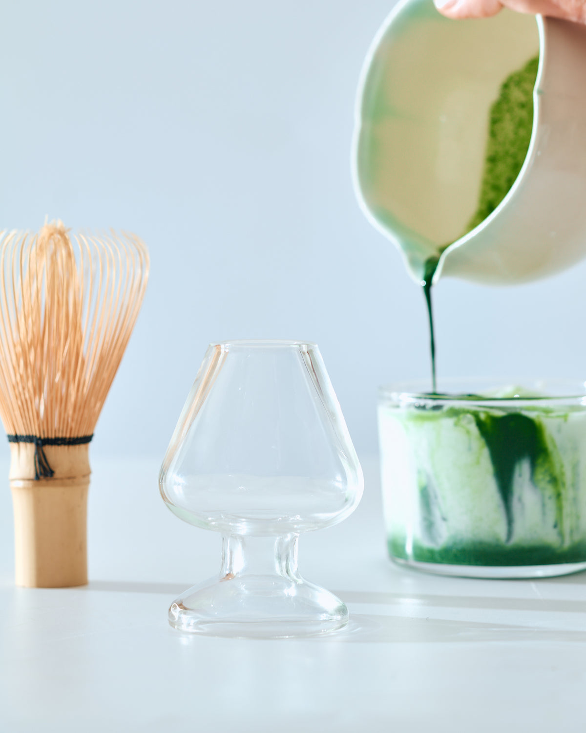 Glass Matcha Whisk Stand