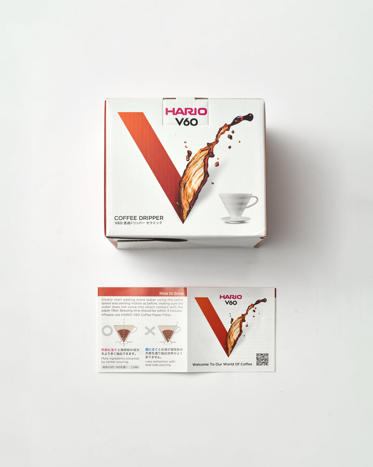 HARIO V60 Dripper Ceramic White
