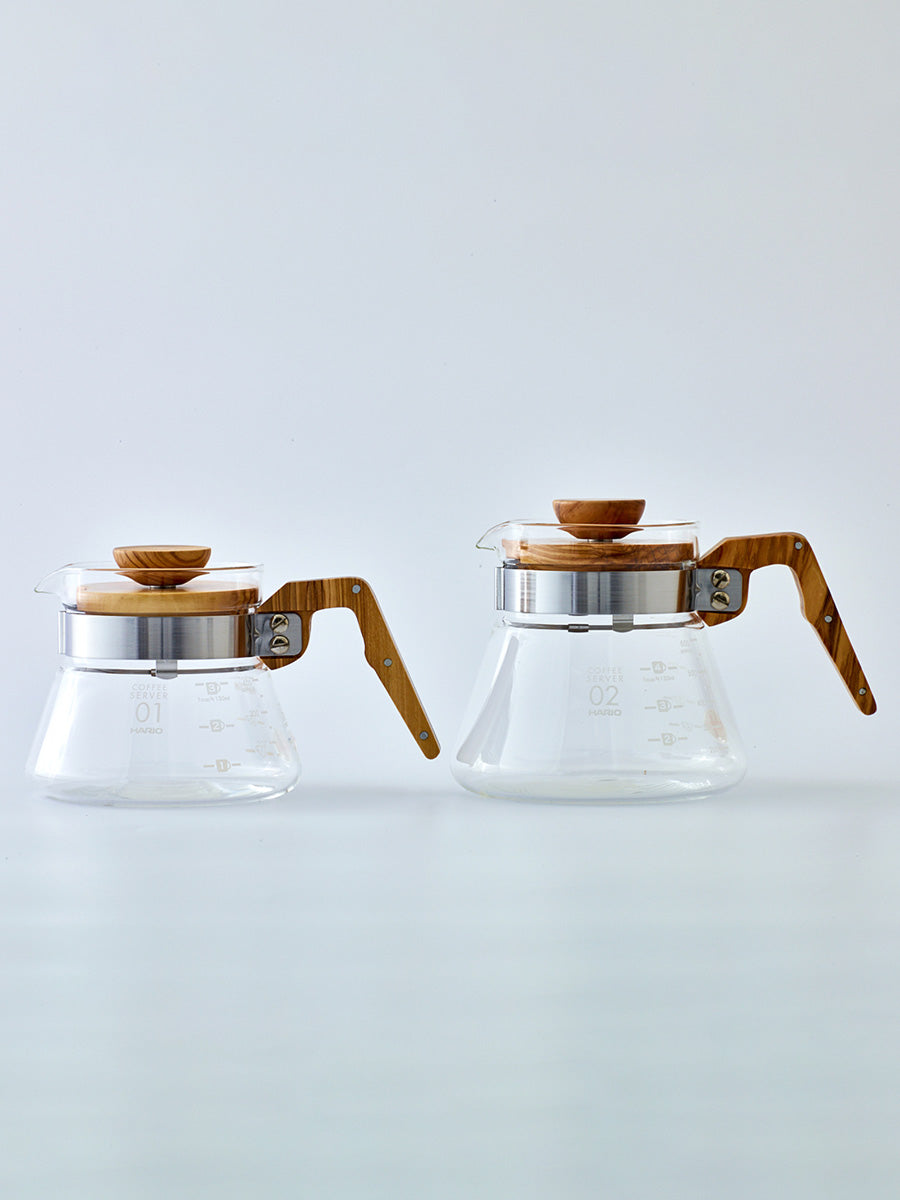 HARIO Coffee Server - Olive Wood Handle