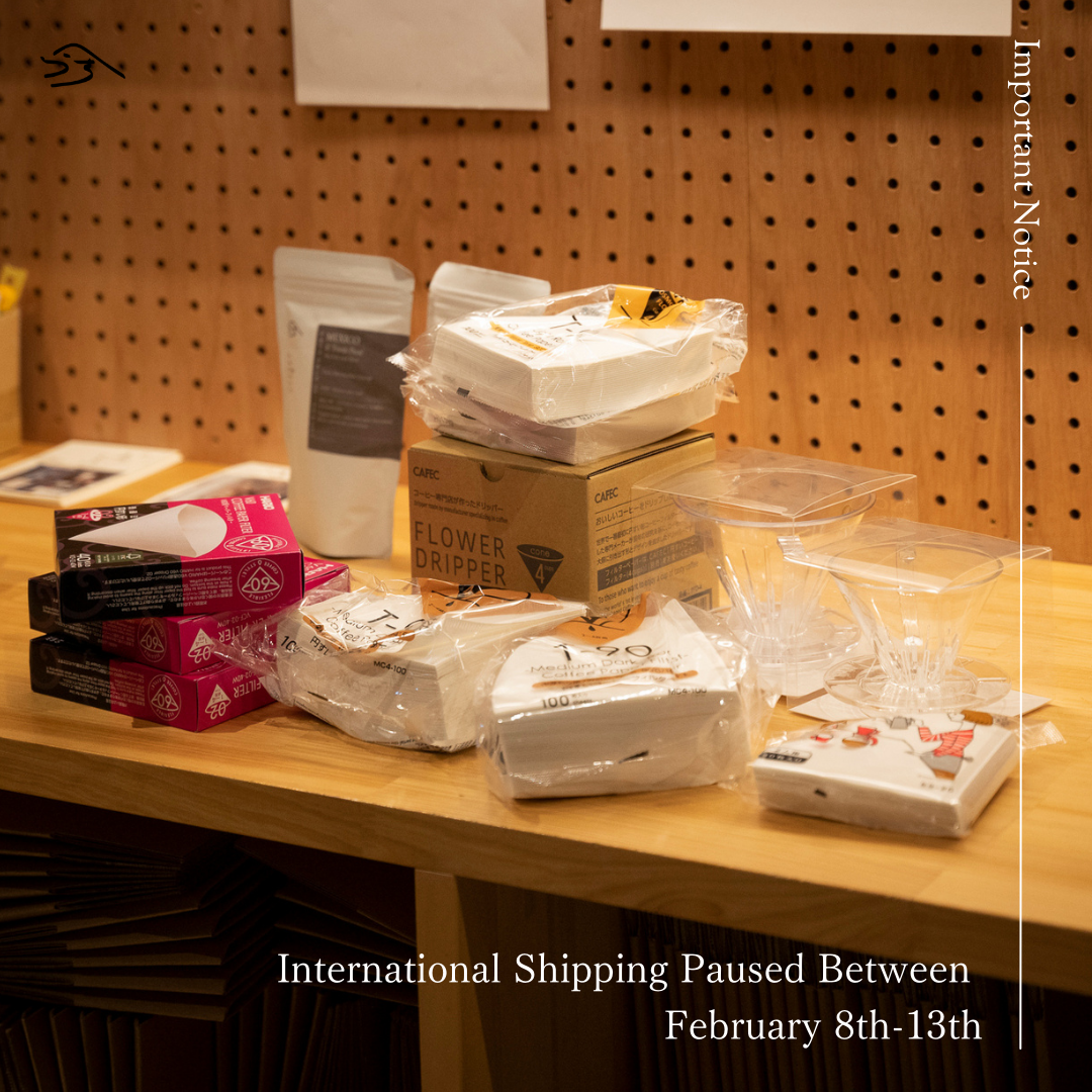 NOTICE: International Shipping Paused Between February 8th-13th
