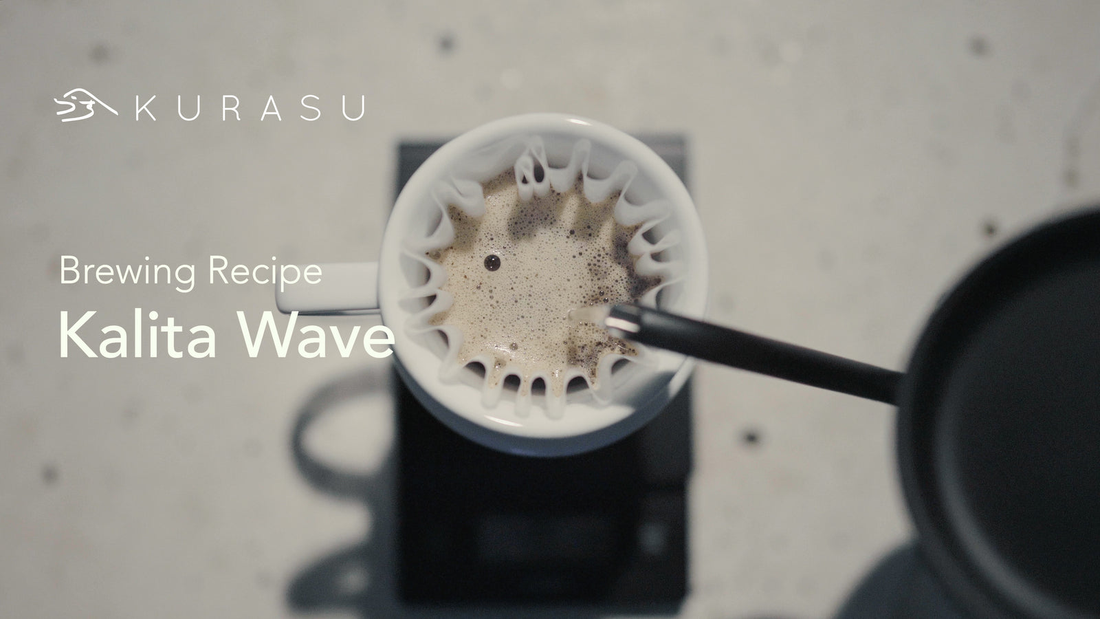 How to brew with Kalita Wave by Kurasu Kyoto